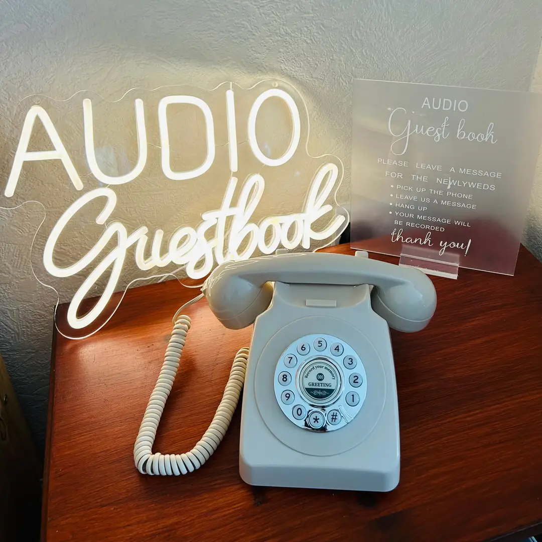Audio guest book hire for Gretna Green weddings