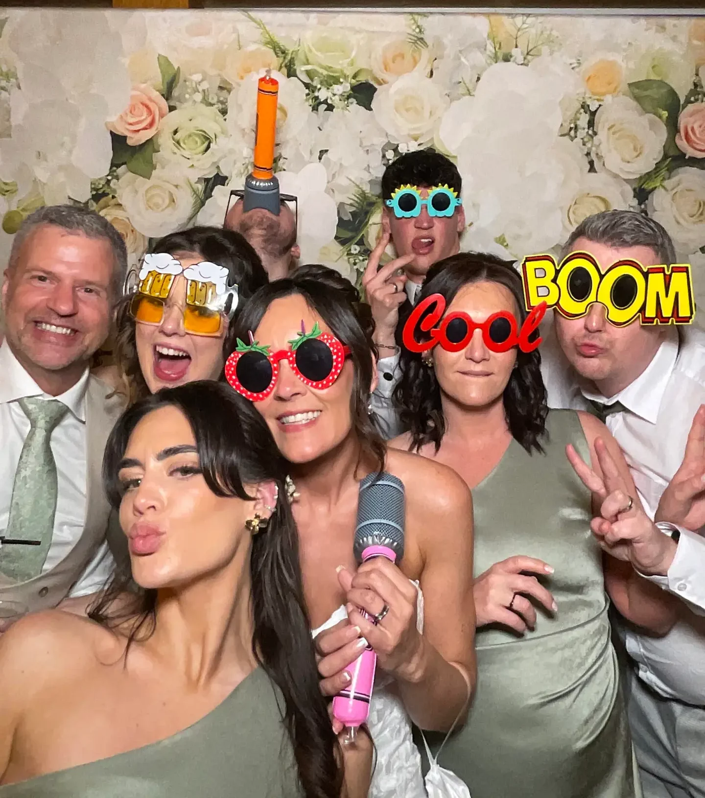 Funny Photo Booth at a Kendal Lake District event